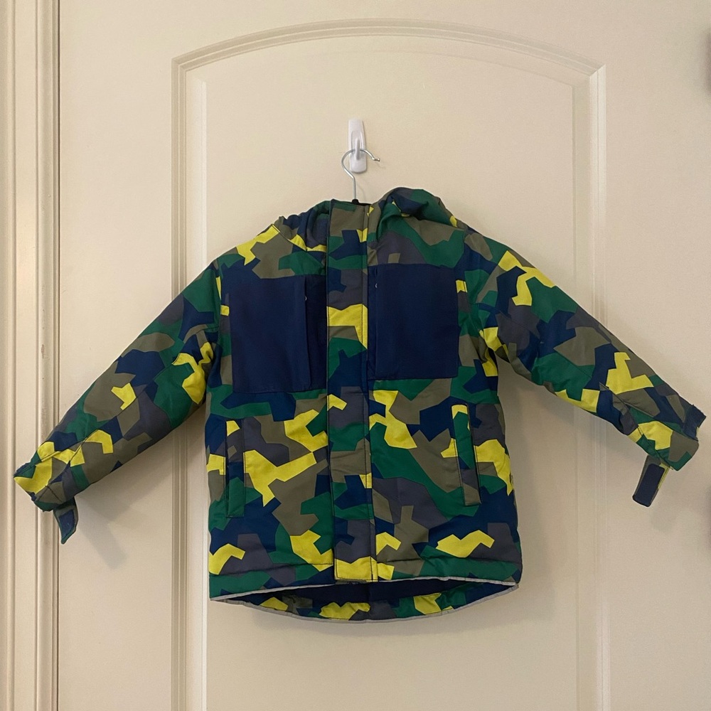 Hanna Andersson Camo Snow Ski Coat Jacket Parka 100 cm/ US 4